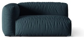 Тъмносин модул за диван (ляв ъгъл) Martina – Micadoni Home