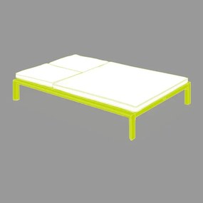 Двоен алуминиев шезлонг Hesperide Evasion - Глина