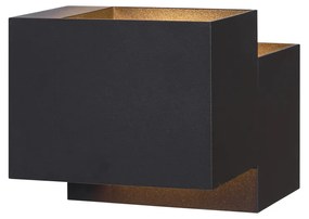 Модерен стенен аплик черен 2-светлинен - Transfer Double