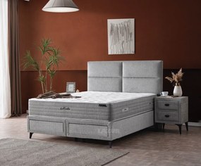 Тапицирано легло Моока с ракла, матрак и чекмеджета 160/200 см
