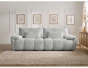Светлосив шенилов диван 264 cm Ivane – Bobochic Paris