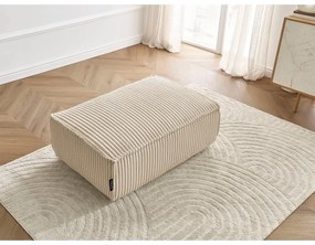 Светлокафява табуретка от рипсено кадифе Chelsea – Bobochic Paris