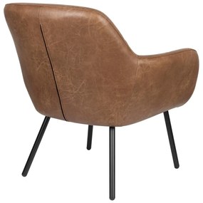 Кафяво кресло Dude – White Label