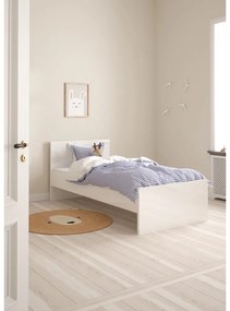 Бяло единично легло 90x190 cm Naia – Tvilum
