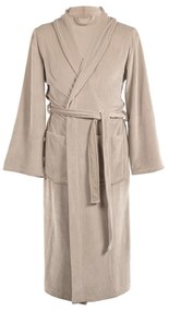 Кафяво-сива хавлия от микроплюш размер S/M Elena – Tiseco Home Studio