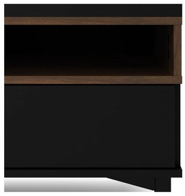 Черна маса за телевизор 156x48x48 cm Roomers – Tvilum