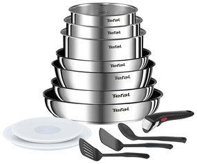 Комплект съдове 13 бр. от неръждаема стомана INGENIO Emotion L897DS04 – Tefal