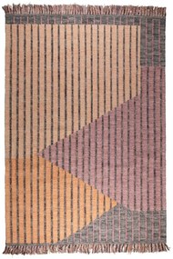 Розов/прасковен памучен килим 160x230 cm Hampton – Dutchbone