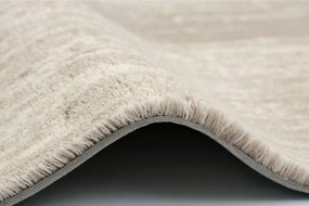 Бежов вълнен килим 160x240 cm Agnus Brush Lines – Agnella