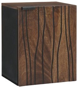 Sonata H Шкаф за баня 38x33.5x48 см от масивно дърво и инженерно дърво