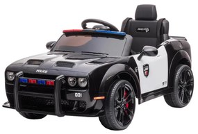 Електрическа кола Dodge Challenger Police 50W/4500 mAh черно/бяло