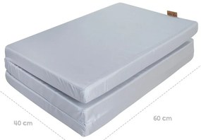С пяна детски матрак със сменяем калъф/сгъваем 120x60 cm Style – Roba