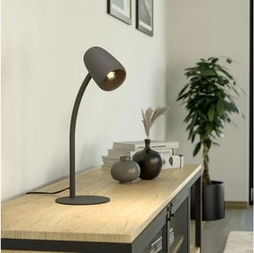 Eglo 901828 - Настолна лампа CARLO 1xE14/18W/230V черна