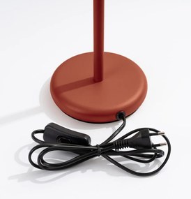 Настолна лампа в тухлен цвят (височина 43 cm) Gleam – Sollux