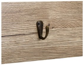 Черен естествен комплект за коридор в дъбов декор - Casa Selección