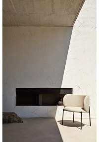 Бял фотьойл от изкуствена кожа Mogi - Teulat