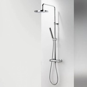 Душ колона Eurorama Slim-Черен матова