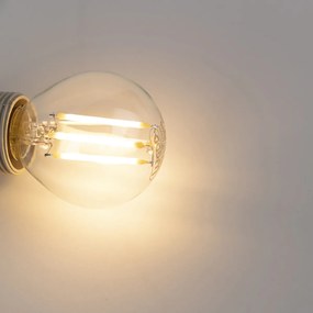 Комплект от 4 E14 димируеми LED крушки P45 прозрачни 3W 250lm 2700K