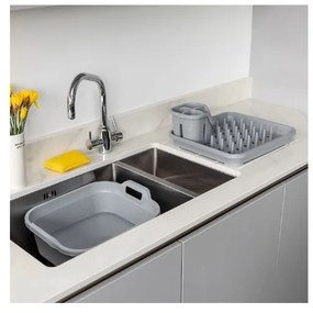 Сив отцедник за прибори от рециклирана пластмаса Eco Range - Addis