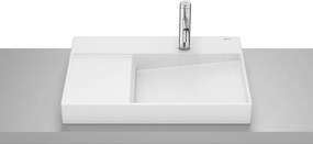 Умивалник за монтаж върху плот с отвор за смесител Horizon, 600 x 420 x 80mm, matt white