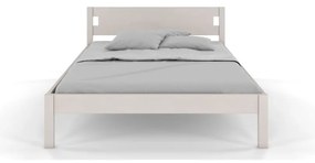 Двойно легло от борова дървесина 180x200 см в бял цвят Laxbaken - Skandica