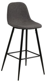 Комплект от 2 тъмно сиви стола Wilma - Actona