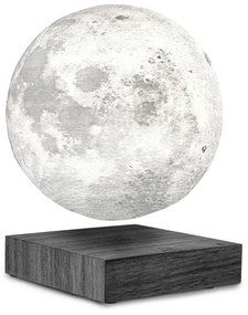 Черна левитираща настолна лампа във формата на луна Moon - Gingko