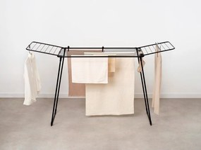 Матово черна сушилня за дрехи 22 m HangOn Too – Brabantia