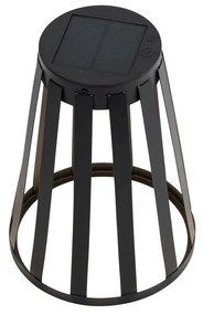 Външна настолна лампа черна с LED 3-степенна димираща соларна и акумулаторна - Penny