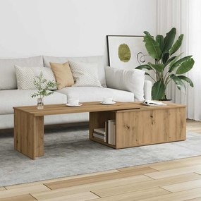 855981 vidaXL Масичка за кафе Artisan Oak 150x50x35 cm Инженерна дървесина