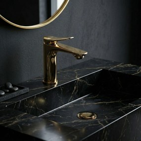 Смесител за мивка PREMIUM REA Vision Gold Low