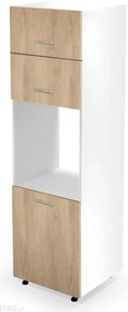 Колонен шкаф за фурна Vento DP-60/214 60см Меден Дъб