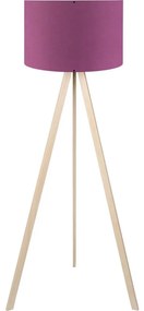 Подова лампа AYD 1xE27/40W/230V лилава/бежова