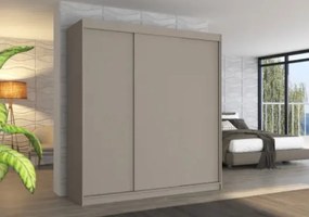 Гардероб Stalion 200 Sliding-сиво-бежово