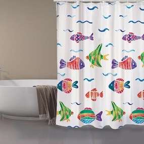 Завеса за душ 180x200 cm Poissons – MSV