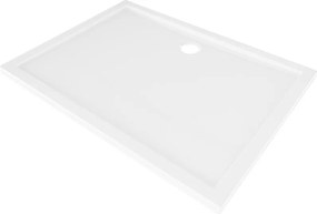 Mexen Flow правоъгълно тънко корито 110 x 80 см, бял гланц - 46R108011