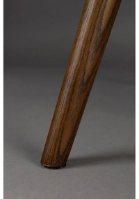 Тъмнолилаво кадифено кресло Lenn – Dutchbone