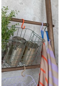 Светлозелени висящи метални куки в комплект от 5 бр. Hang-it – Mette Ditmer Denmark