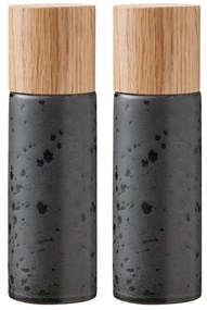 Черен керамичен комплект мелнички за сол и пипер 2 бр. Gastro Black – Bitz