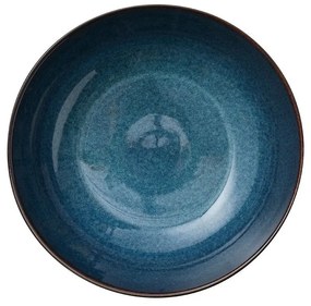 Черна/синя глинена купа ø 30 cm Gastro Dark Blue/Black – Bitz