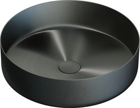 Мивка за плот LJORDAL, диаметър 40 см, стомана/черно