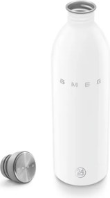 Бутилка Smeg Urban WBF02WH, 1 л, Херметично затваряне, Без ВРА, Неръждаема Стомана, Бял