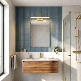 LED аплик за баня SWE022-1W 42cm Brush Gold