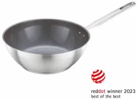Fiskars - Уок тиган All Steel с незалепващо керамично покритие, 28 cm