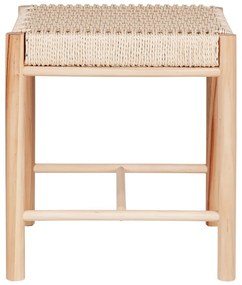 Табуретка от тополова дървесина в естествен цвят Abano - House Nordic