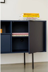 Тъмносиня маса за телевизор 180x79x50 cm Bau – noo.ma