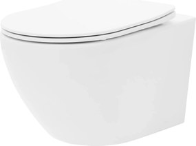 тоалетна чиния Rea Carlo Mini Tornado Rimless Flat N