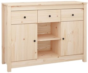 814549 vidaXL Сайдборд, 100x35x74,5 см, бор масив