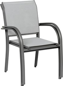 Градински стол Hesperide Piazza, Сив