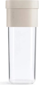 Буркан за съхранение с допълнителна приставка Lekue Beige 1010218, 1.35-1.6 л, Полипропилен, -15/+80°C, Бежов